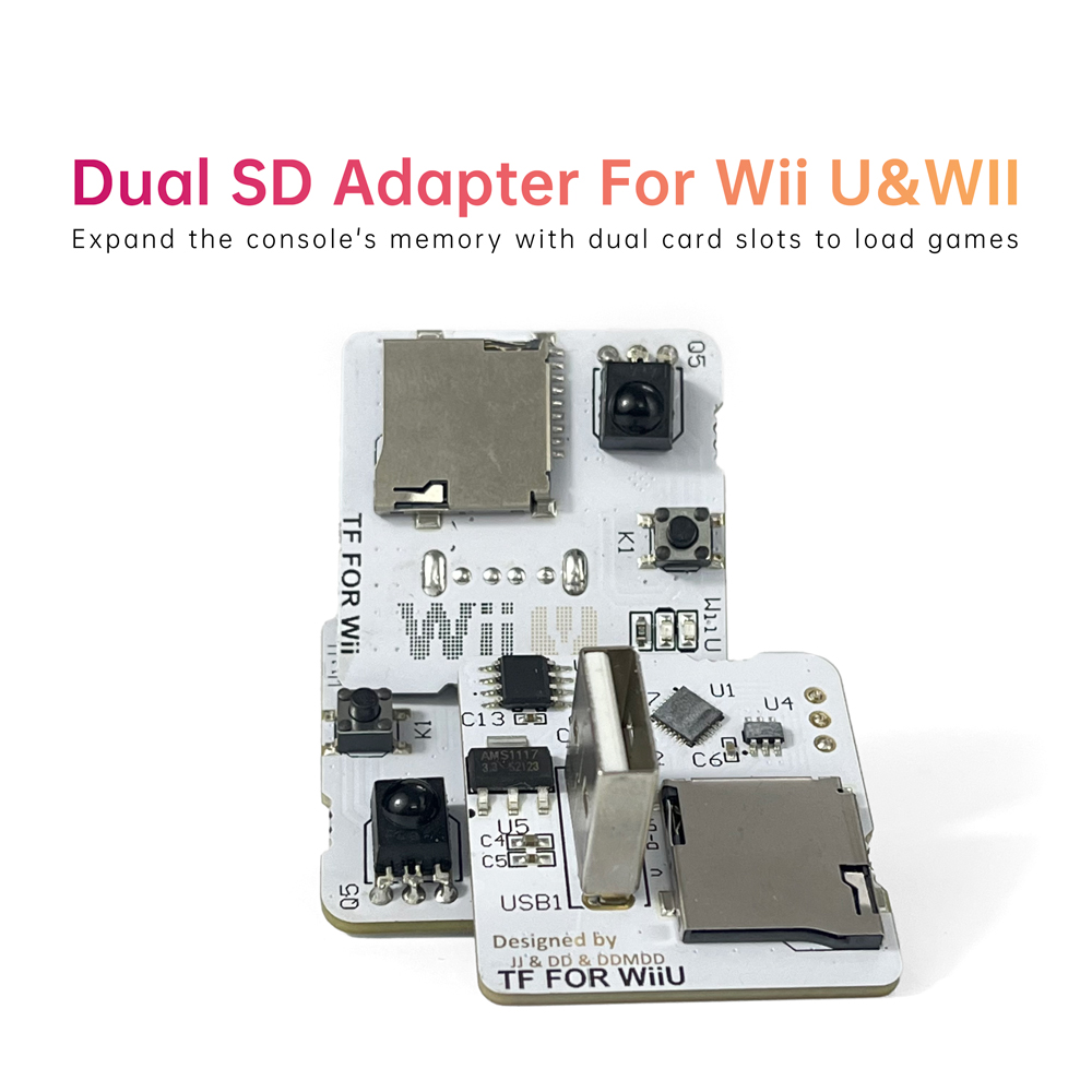 Gaming Console Usb - محول بفتحتين لبطاقات SD لتوسيع ذاكرة