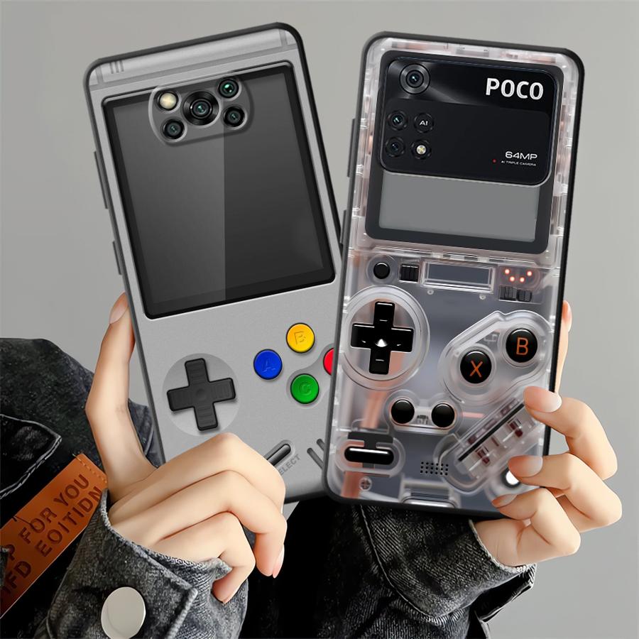 Gaming Console X7 - غطاء هاتف أرجواني بتصميم وحدة تحكم