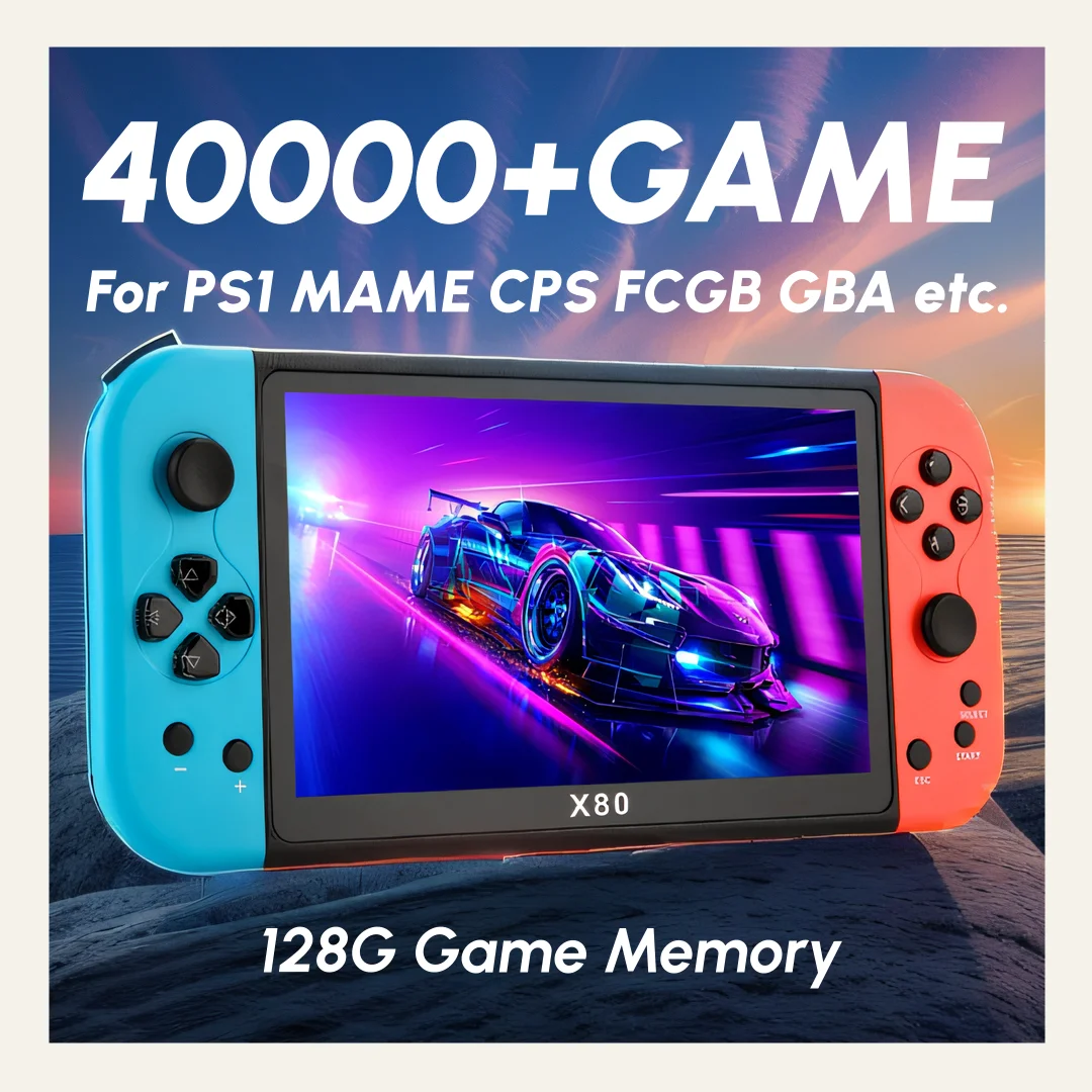 Gaming Console X7 - تجربة وحدة التحكم المحمولة X80 للألعاب