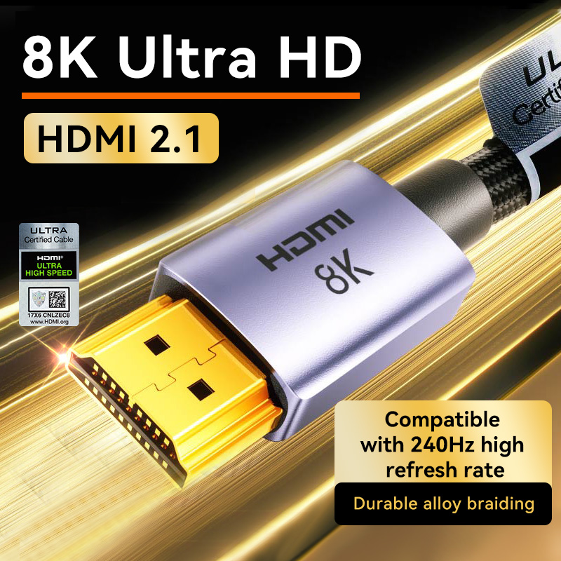 Hdmi Cable 2.1 - كابل Llano 8K HDMI 2.1 8K/60