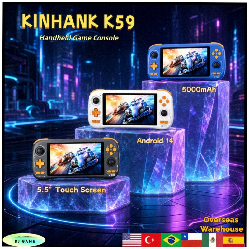 جهاز ألعاب محمول KINHANK K59 ب - مراجعة Gaming Console Under 5000 وسعره