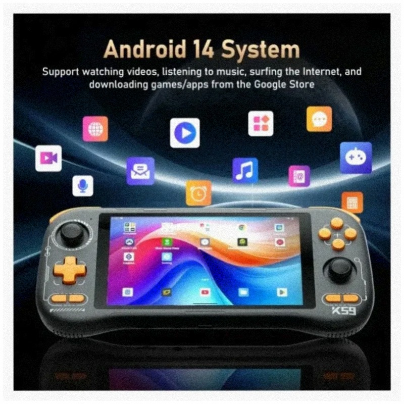 جهاز ألعاب محمول KINHANK K59 ب - مراجعة Gaming Console Under 5000 وسعره