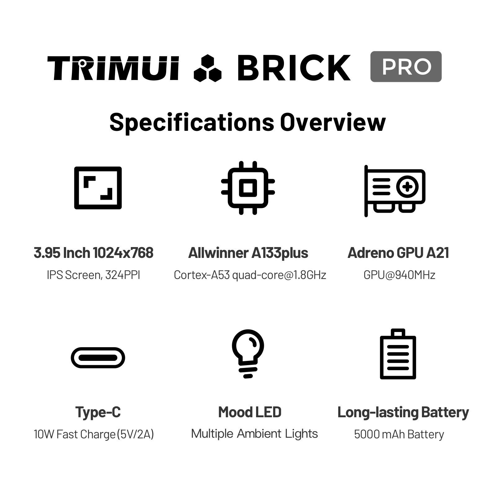جهاز ألعاب محمول TRIMUI Brick  - مراجعة Gaming Console Under 5000 وسعره