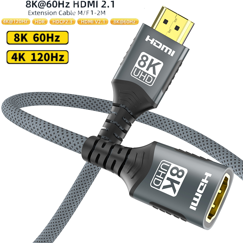 HDMI 2.1 تمديد كابل 8K HDMI 2. - مراجعة Hdmi Cable 2.1 وسعره
