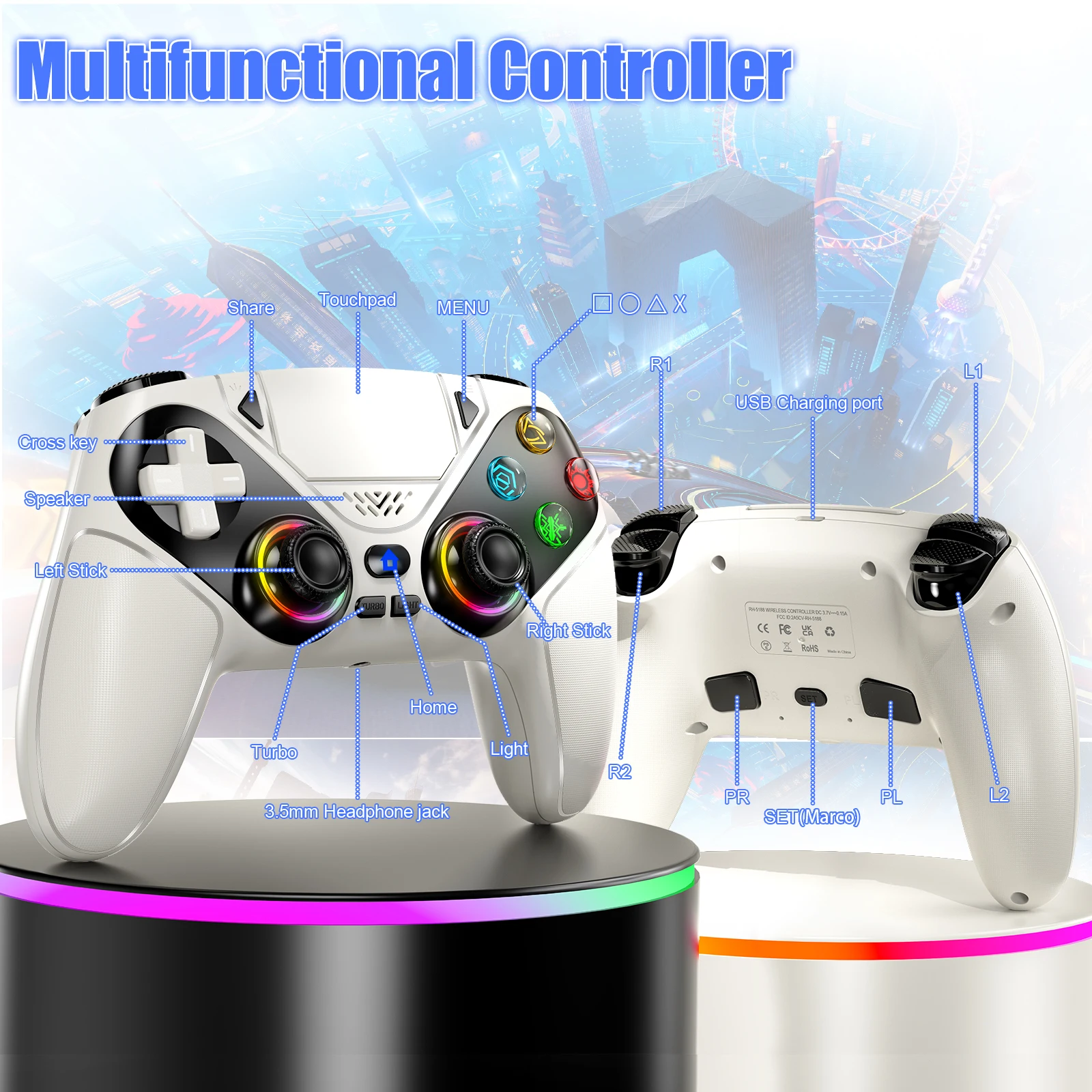 وحدة تحكم لاسلكية للألعاب لجها - مراجعة Gaming Console Bluetooth وسعره