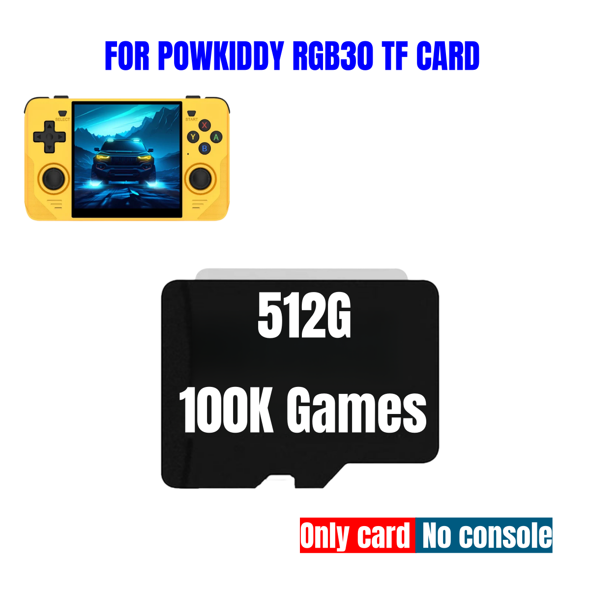 ل Powkiddy RGB30 Tf بطاقة ريتر - مراجعة Gaming Console X55 وسعره