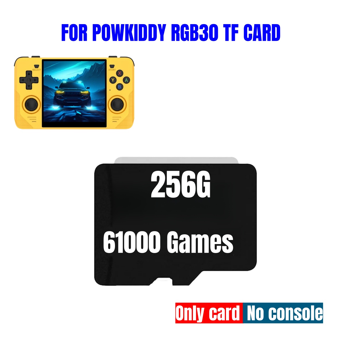 ل Powkiddy RGB30 Tf بطاقة ريتر - مراجعة Gaming Console X55 وسعره
