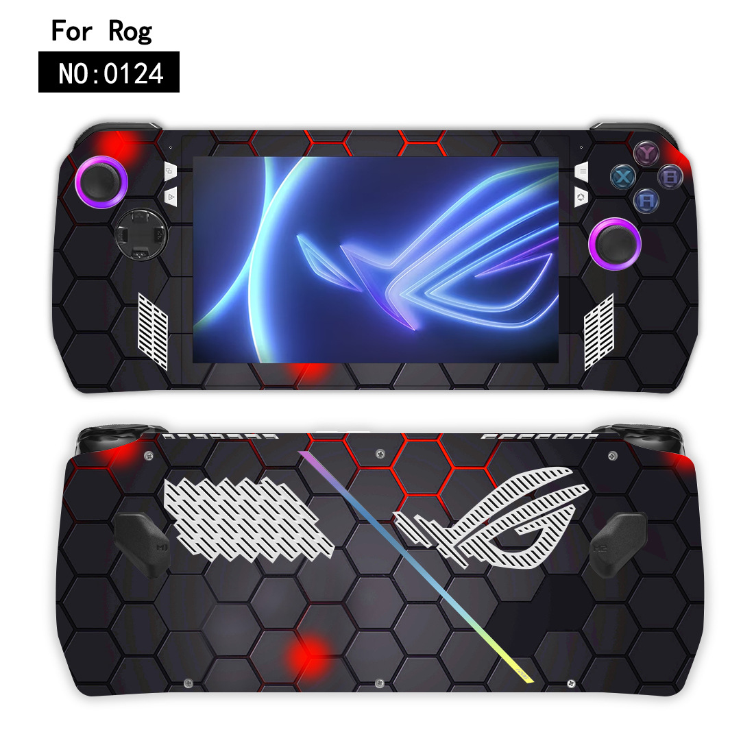 حافظة ملصقات جديدة لوحدة التحك - مراجعة Gaming Console Rog وسعره