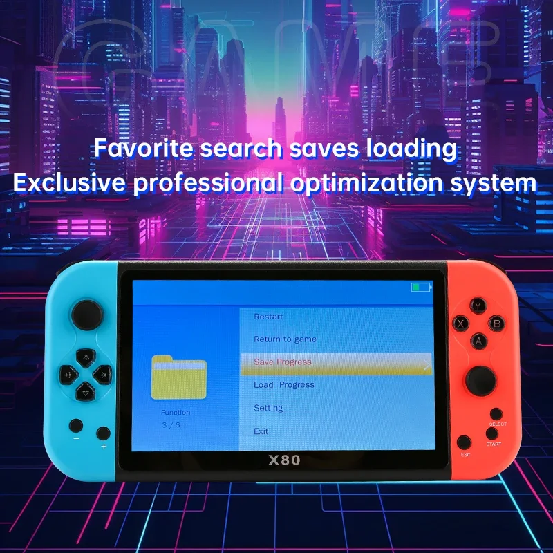 تجربة وحدة التحكم المحمولة X80 - مراجعة Gaming Console X7 وسعره