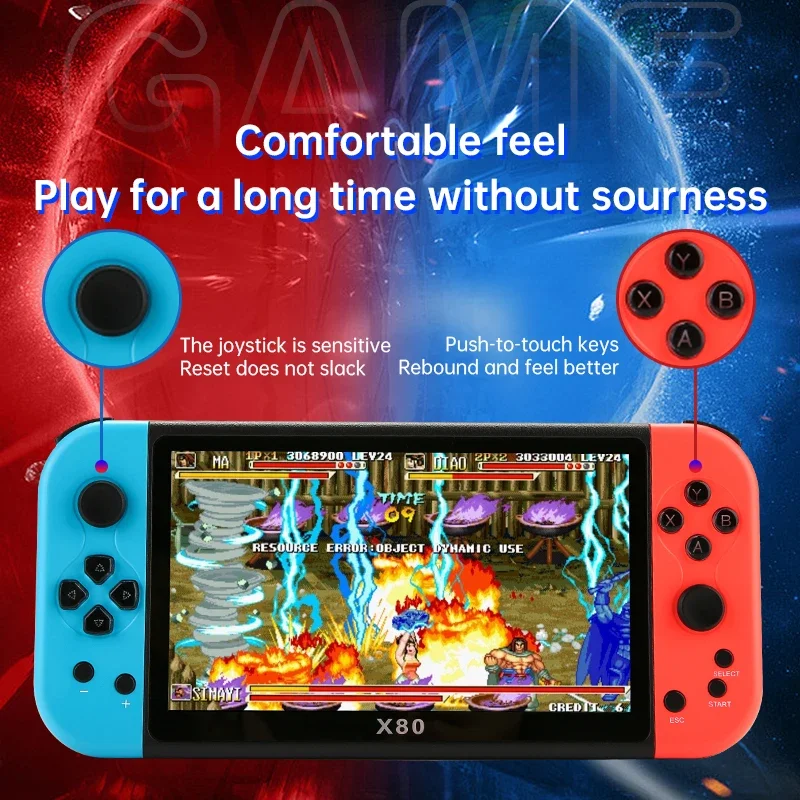 تجربة وحدة التحكم المحمولة X80 - مراجعة Gaming Console X7 وسعره