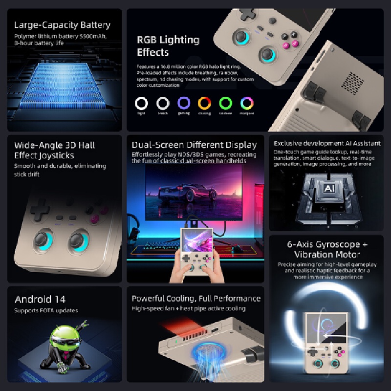 جهاز ألعاب محمول Rg477v، جهاز  - مراجعة Gaming Console For Android Tv وسعره