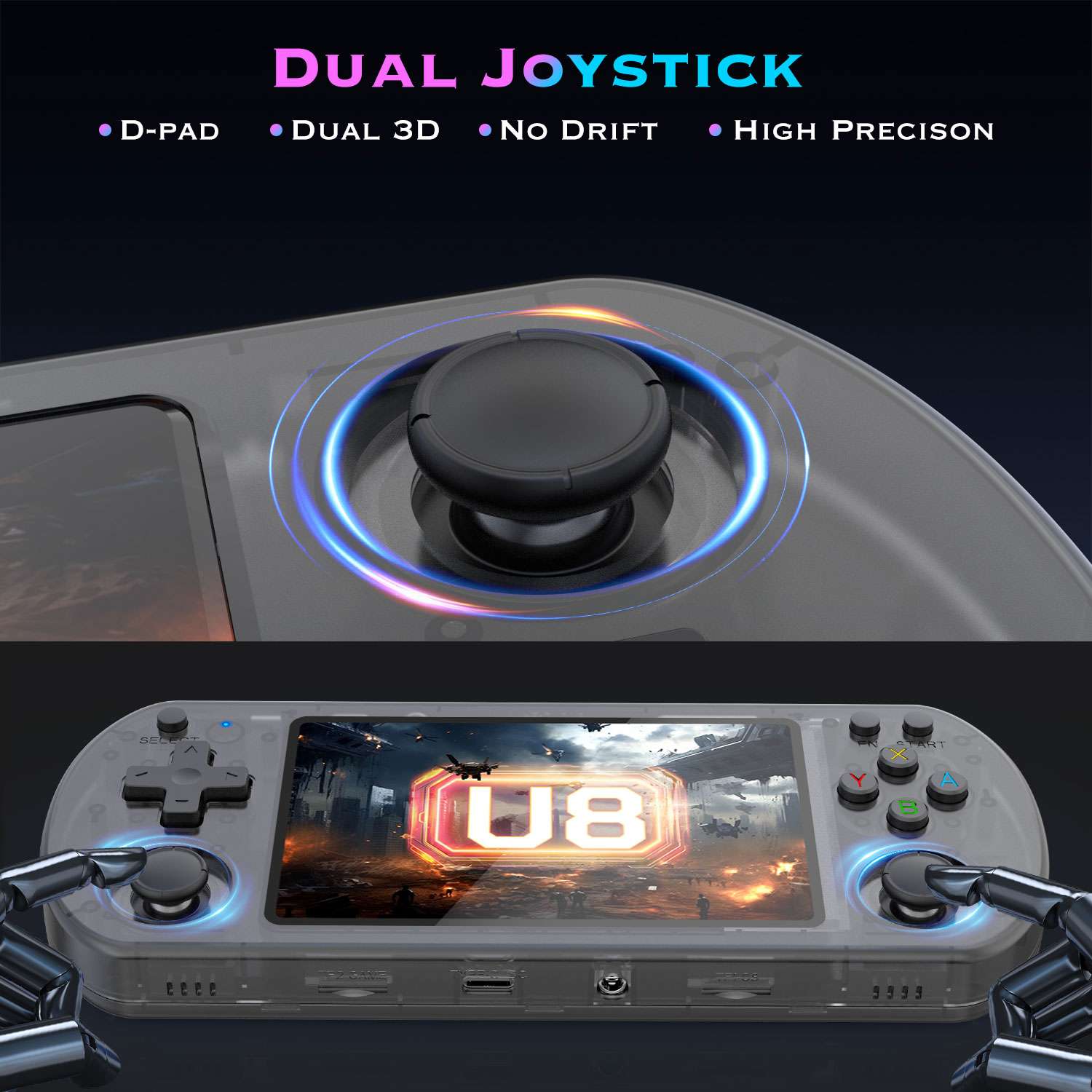 جهاز ألعاب فيديو محمول U8 ريتر - مراجعة Gaming Console X7 وسعره