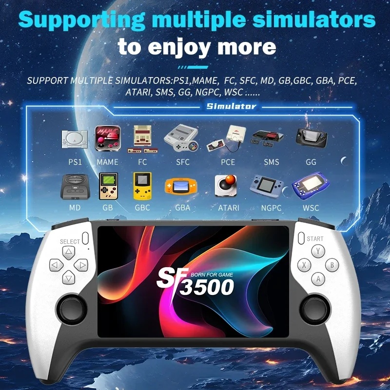 جهاز ألعاب فيديو محمول SF3500  - مراجعة Gaming Console Under 5000 وسعره