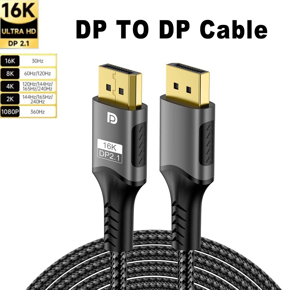 16K DP 2.1 8K @ 120 هرتز 4K @  - مراجعة Hdmi Cable 2.1 وسعره