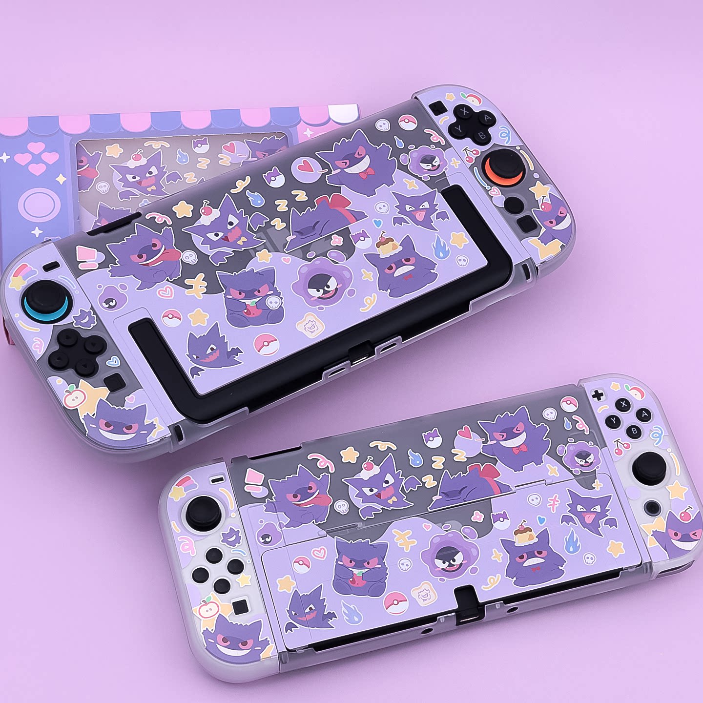 غطاء حماية نصف شفاف صلب لجهاز  - مراجعة Nintendo Switch Case وسعره