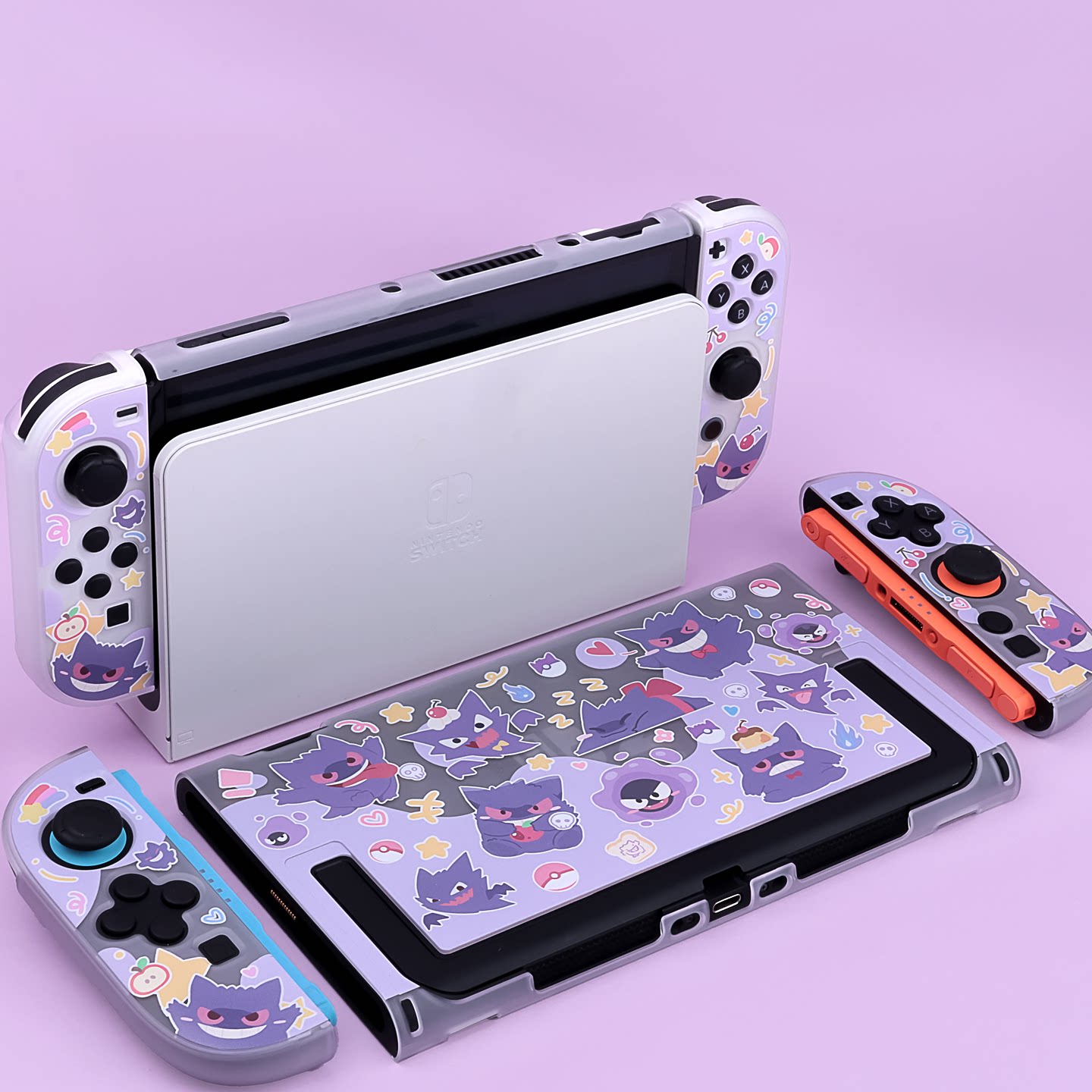 غطاء حماية نصف شفاف صلب لجهاز  - مراجعة Nintendo Switch Case وسعره